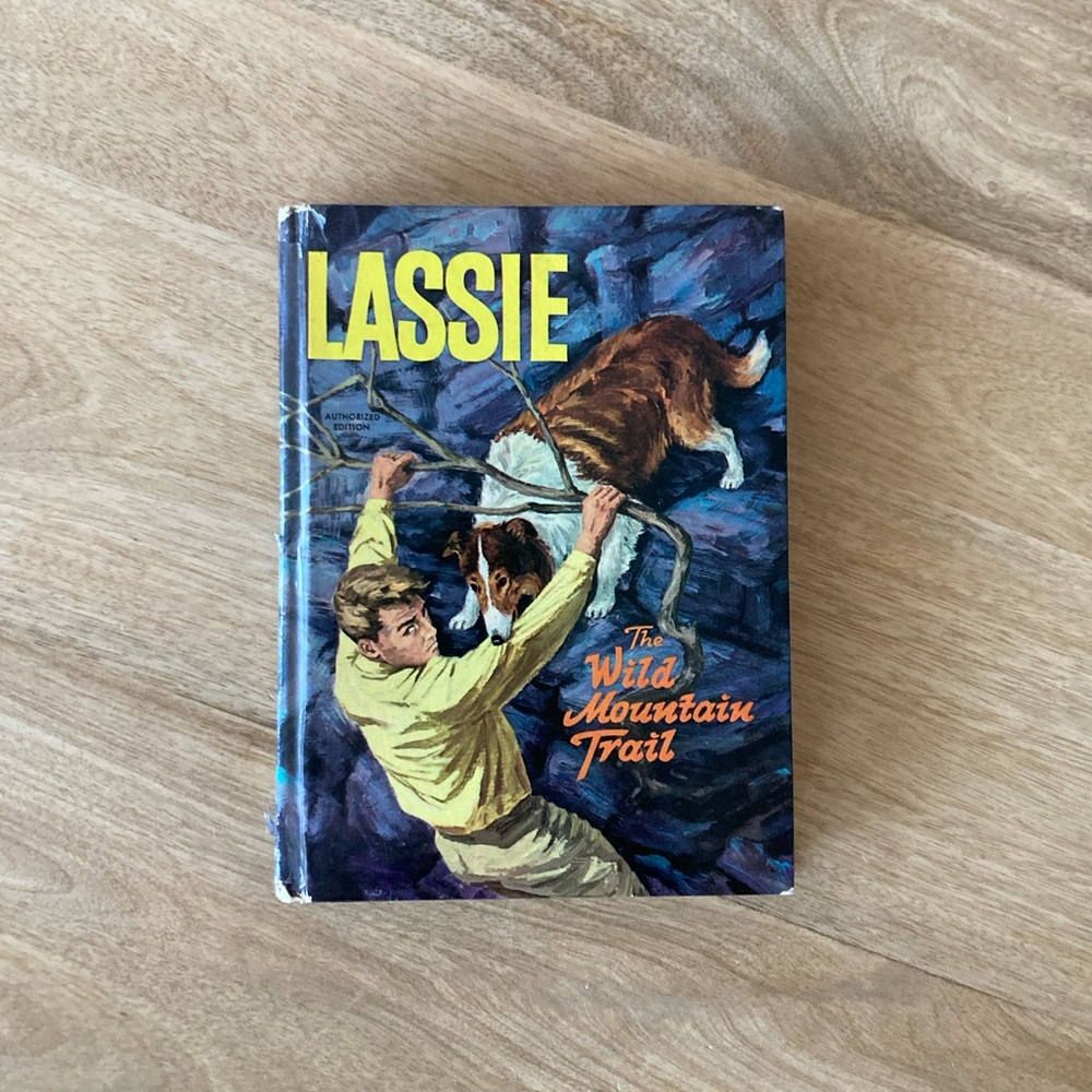 3 FOR $15 Lassie: The Wild Mountain Trail Vintage Book